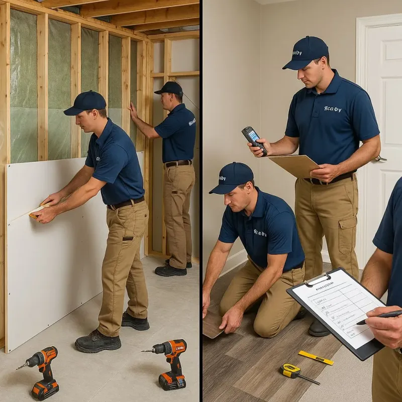 Repairs and Reconstruction process in Sandwich, NH